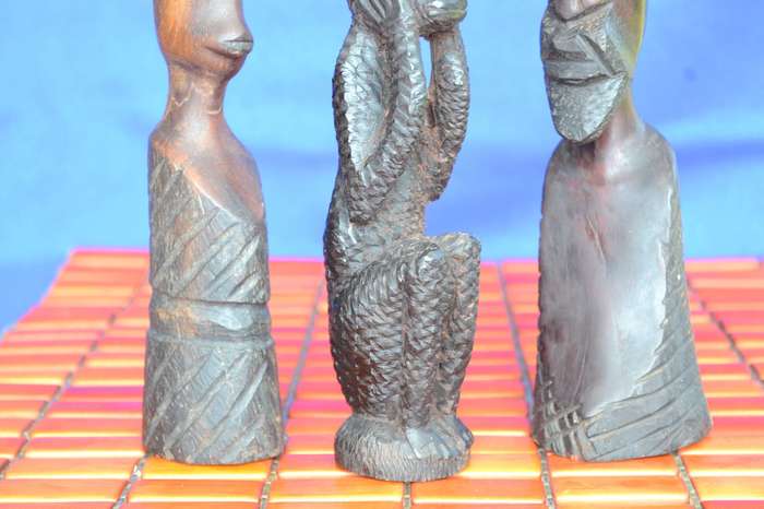 Three Small Tanzanian Wood carvings