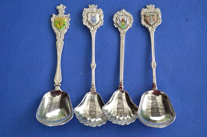 Assorted Vintage Collectable Sugar Spoons - 4 Pieces