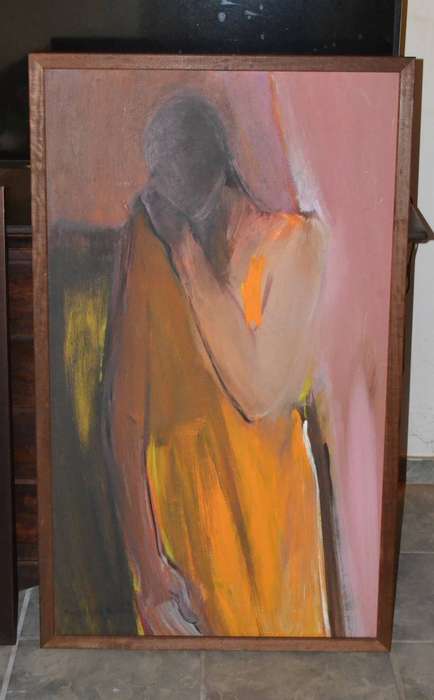 Marcella de Boom Large Original  Layered Acrylic on Board