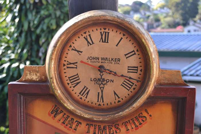 Vintage John Walker London 3D Wall Clock