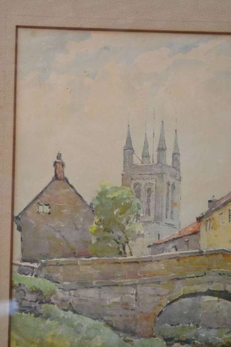 Nicolas Markovitch Watercolour / Lithograph Framed behind Glass