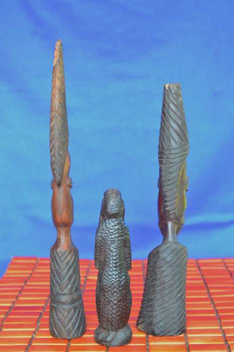 Three Small Tanzanian Wood carvings