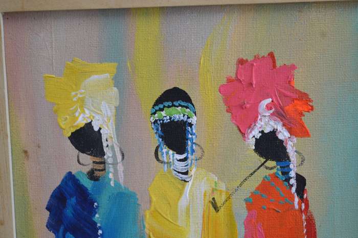 Beautiful Vibrant Barbara Ploner Painting - Signed