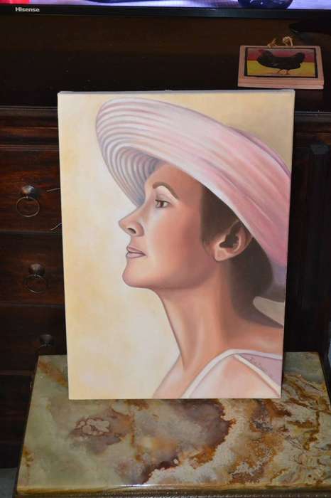 Eve Page - 2 x Paintings on Canvas - Block Mounted