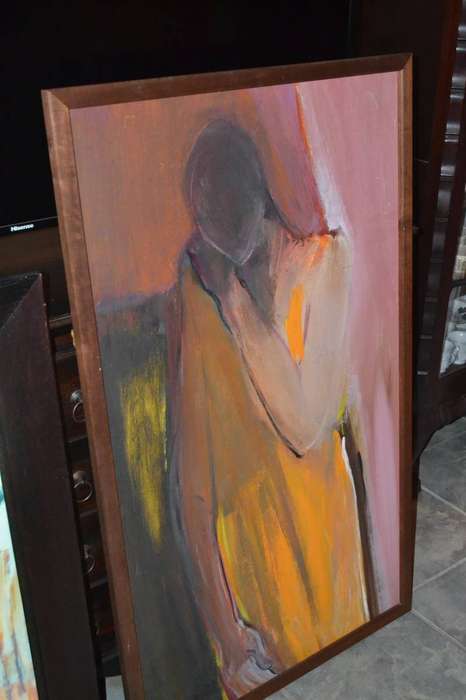 Marcella de Boom Large Original  Layered Acrylic on Board