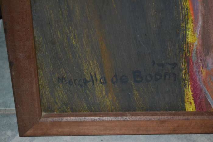 Marcella de Boom Large Original  Layered Acrylic on Board