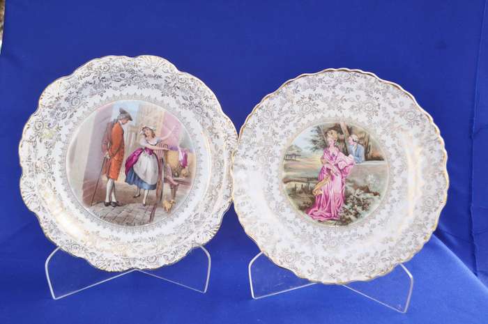 James Kent Old Foley Vintage Cabinet / Display Plates x 2