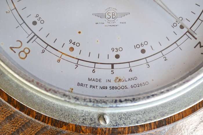 SB Smiths Vintage Barometer' / Thermometer - Wall Mounted
