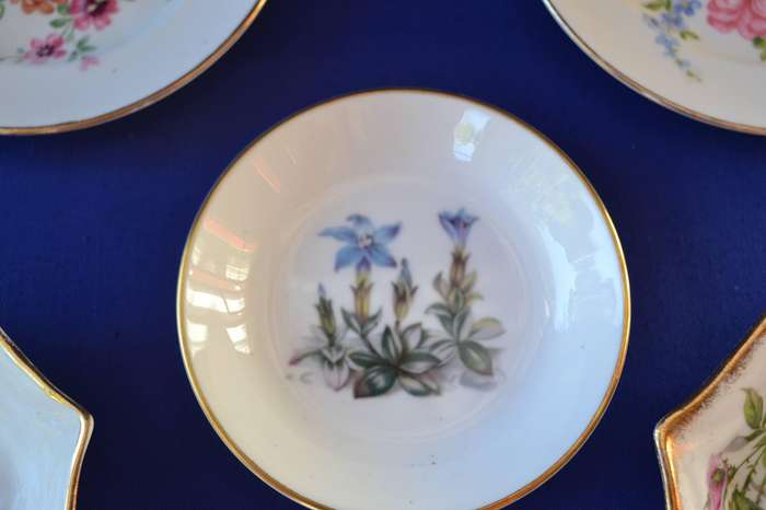 Assorted English Porcelain Trinket Dishes - Various Makers - 6 Pieces