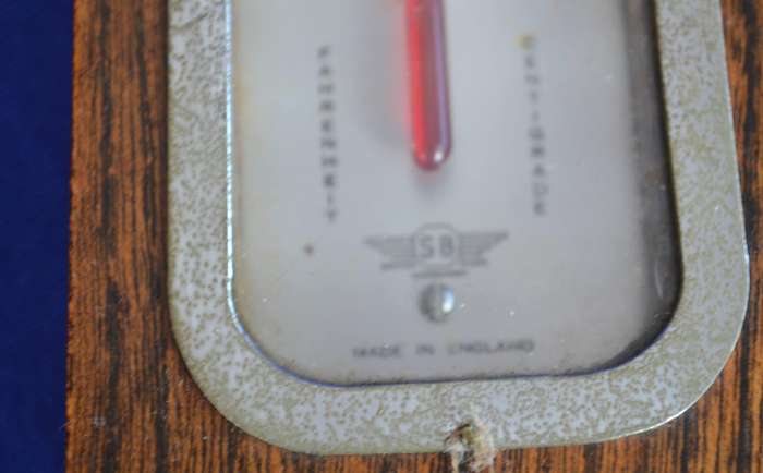 SB Smiths Vintage Barometer' / Thermometer - Wall Mounted