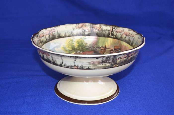 Royal Doulton Vintage Series  Ware - Jock of the Bushveld - Footed Bowl