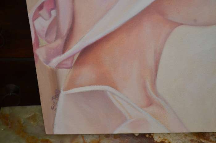 Eve Page - 2 x Paintings on Canvas - Block Mounted