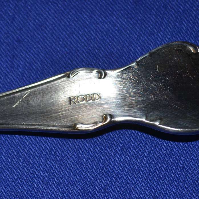 Vintage RODD 2 Piece Silver Plate  Salad Serving Set
