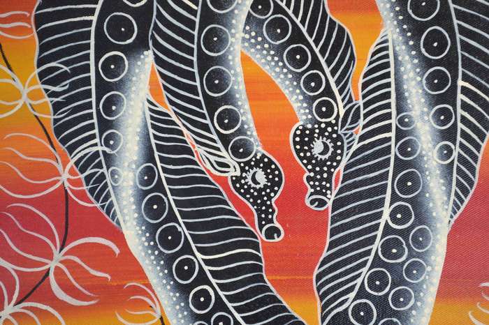 Tingatinga Painting - Original  Signed Sungura