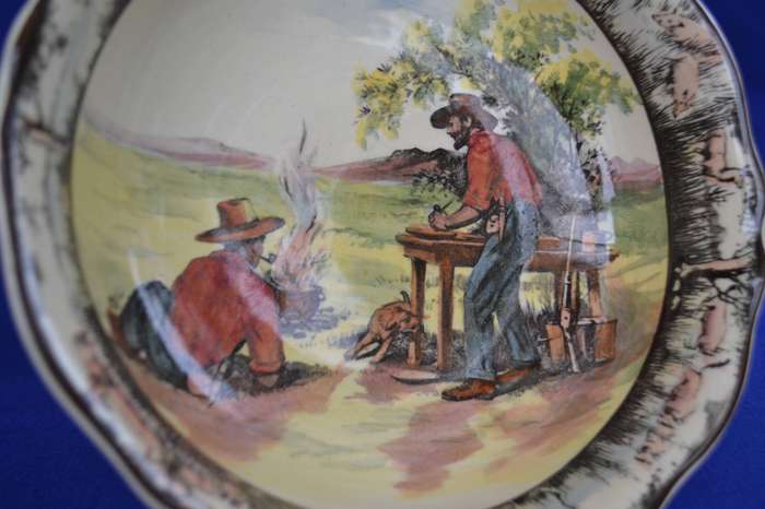 Royal Doulton Vintage Series  Ware - Jock of the Bushveld - Footed Bowl