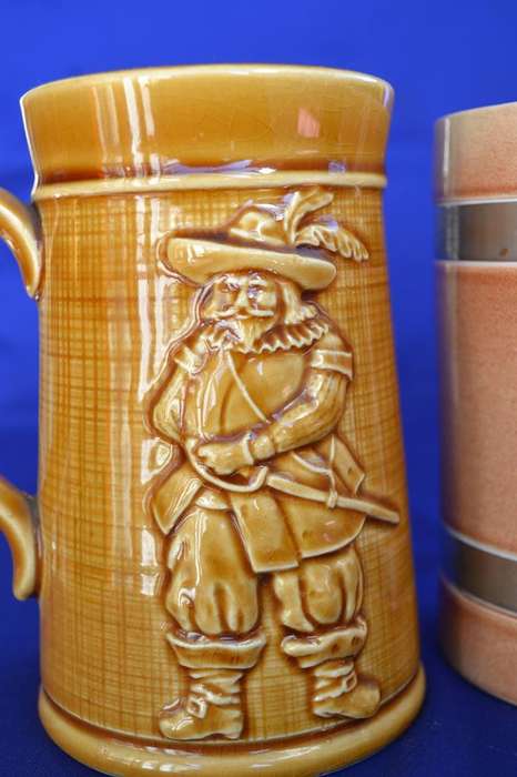 Serando SPC Ceramic Beer Tankard and Vintage Ceramic Beer Tankard