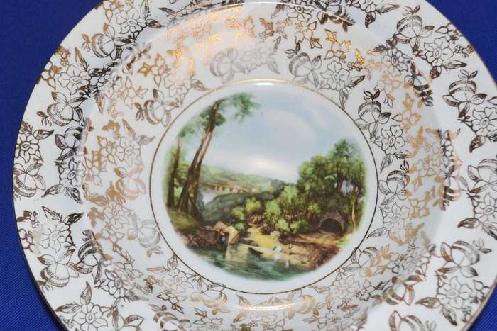 Hampton England Cake Plate - 2 x Genuine Lord Nelson Bowls