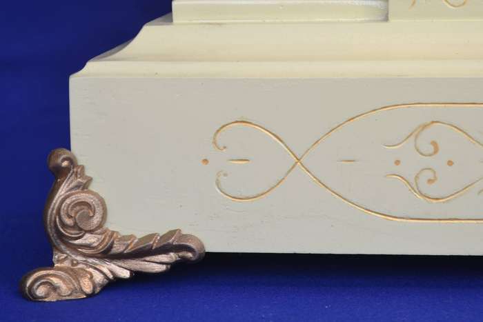 Ansonia Antique Cast Iron Mantle Clock Early 1900,s  - Restored