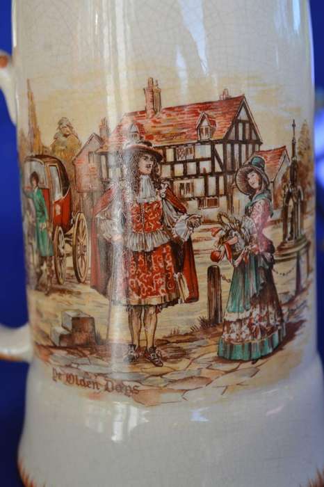 Sandland Ware Tankard By Lancaster & Sandland - EPNS Rim