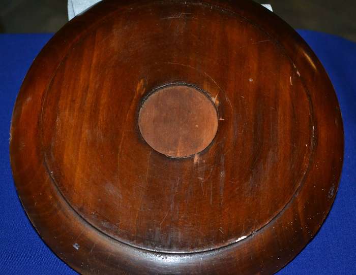 Vintage Wooden Polish Folk Art Plate