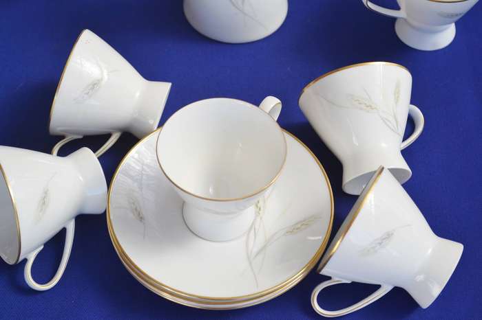 Rosenthal Wheat Pattern Coffee Set Vintage c1950's - 23 Pieces