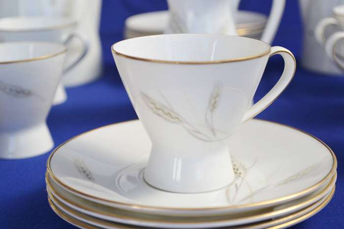Rosenthal Wheat Pattern Coffee Set Vintage c1950's - 23 Pieces