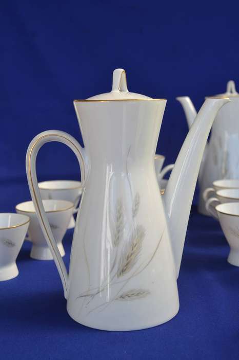 Rosenthal Wheat Pattern Coffee Set Vintage c1950's - 23 Pieces