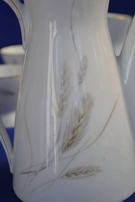 Rosenthal Wheat Pattern Coffee Set Vintage c1950's - 23 Pieces