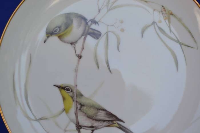 Heritage Porcelain Best Loved Birds of Southern Africa Collectors Plate - Cape White Eye