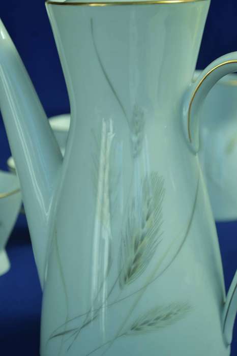 Rosenthal Wheat Pattern Coffee Set Vintage c1950's - 23 Pieces
