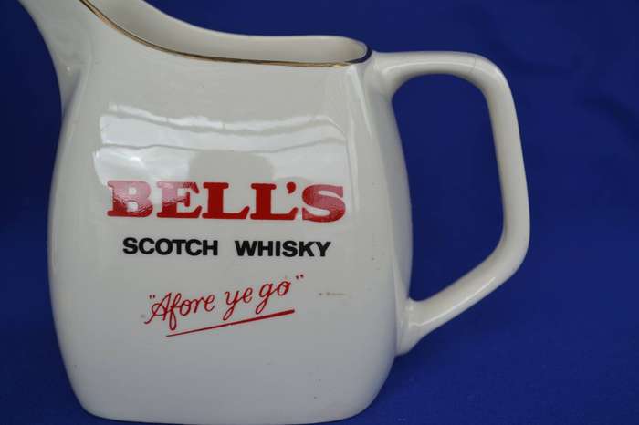 Hanky Banister Whisky book Decanter and Wade Bells Water Jug