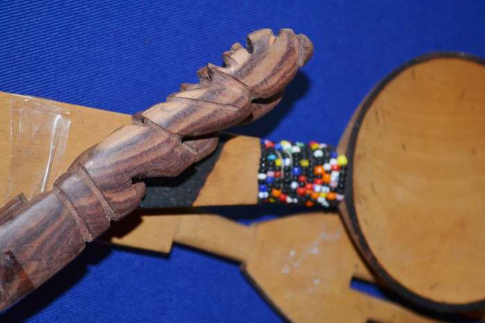 Assorted Vintage wooden salad servers  Wooden Salt and Pepper Shakers
