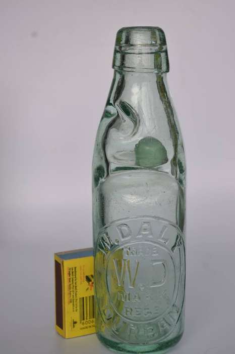 Antique W Daly Durban Codd, Neck Bottle
