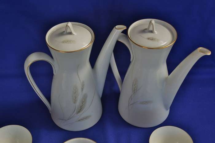 Rosenthal Wheat Pattern Coffee Set Vintage c1950's - 23 Pieces