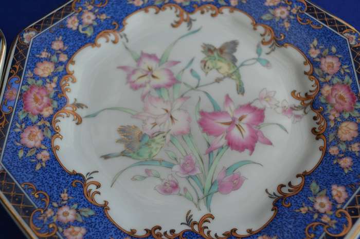 Vintage Octagonal Imari Plates x 3