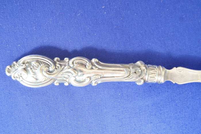 Vintage Silver Plate Serving Fork