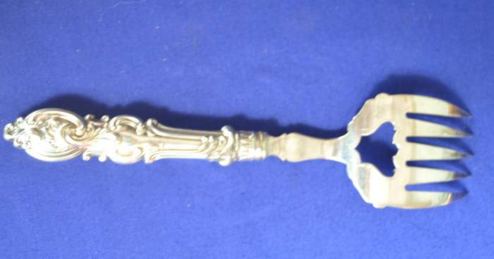 Vintage Silver Plate Serving Fork