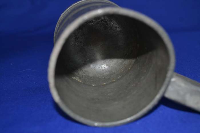 Vintage British Pewter 1 Pint Tankard