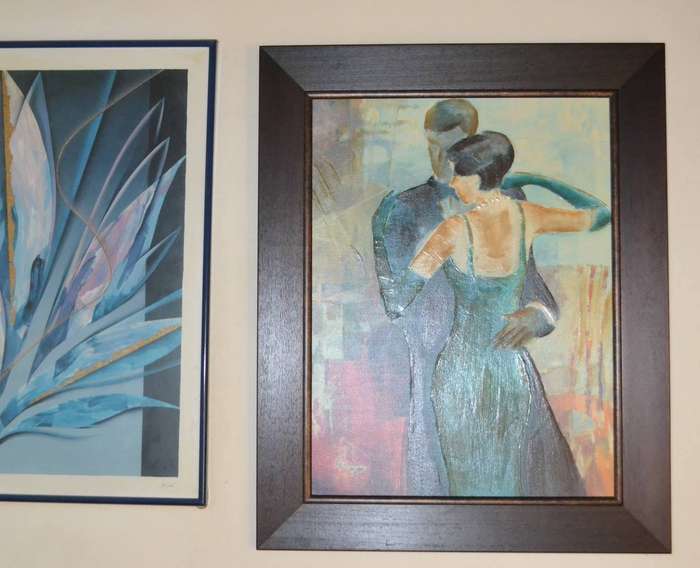 Dominguez Original Painting on Board - Framed