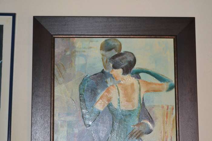 Dominguez Original Painting on Board - Framed