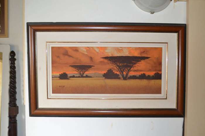 Malachi Smith Large  Original Oil on Card - Framed