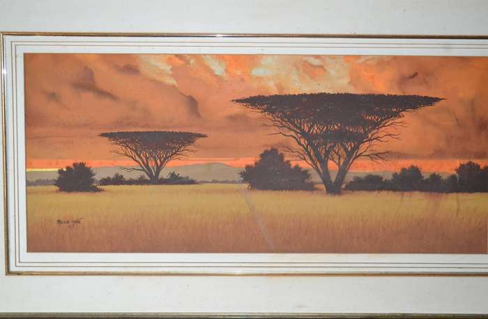 Malachi Smith Large  Original Oil on Card - Framed