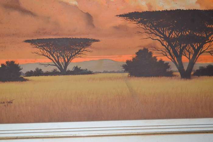 Malachi Smith Large  Original Oil on Card - Framed