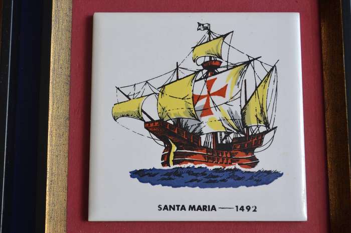 Framed Ceramic Tiles - Vintage Cars and Sail Ships