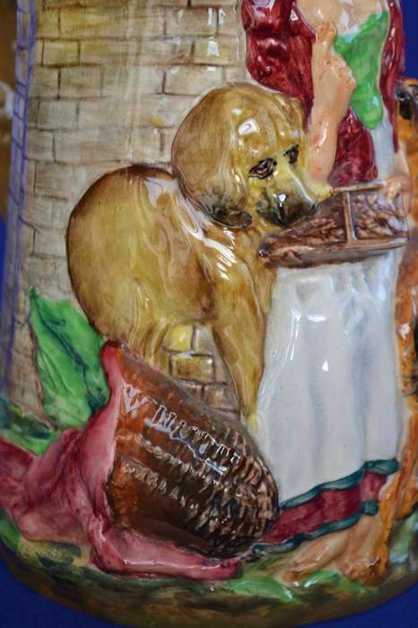 Burleigh Ware Large Jug "Old Feeding Time" - Vintage