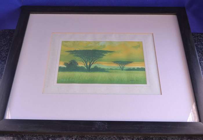 Malachi Smith - Signed by the Artist, framed behind glass