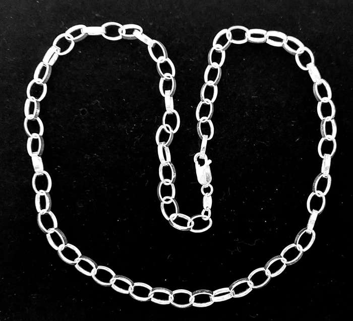 50cm Rolo Mezzo Tondo Necklace