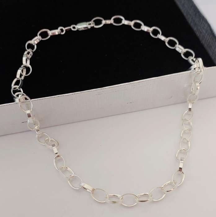 50cm Rolo Mezzo Tondo Necklace