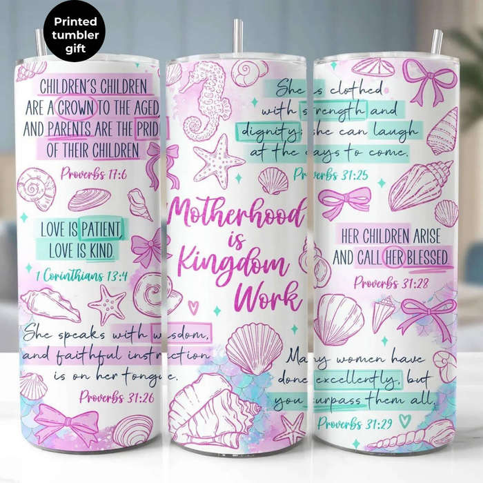 New Mum Gift Motherhood is Kingdom Work