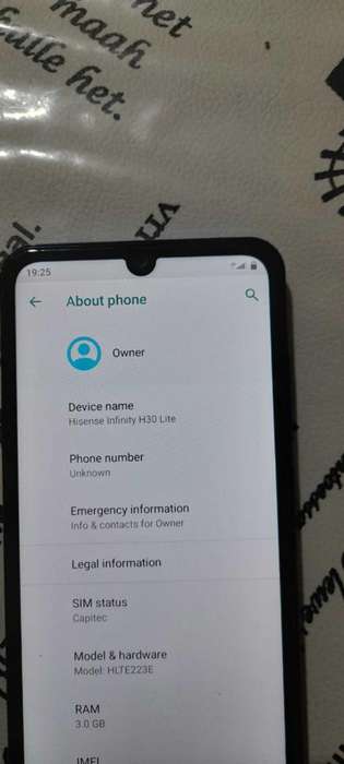Hisense infinty H30 lite